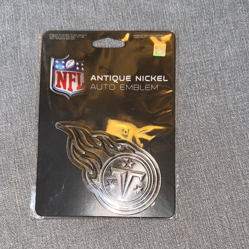 NFL Antique Nickel Auto Emblem